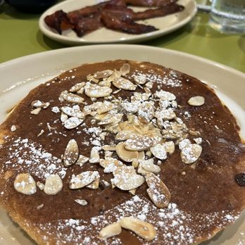 Snooze, an A.M. Eatery - Almond croissant pancake of the week - Breakfast & Brunch Near Me - Gilbert, Arizona