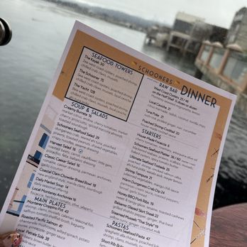 Schooners Monterey - Menu - Seafood Near Me - Monterey, California Schooners Monterey - Menu - Seafood Near Me - Monterey, California