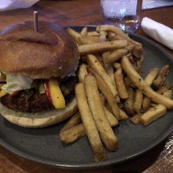 Northwinds Brewpub and Craft Beer Store - Salmon and Shrimp Burger - Brewpubs Near Me - The Blue Mountains, Ontario