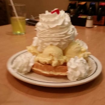 IHOP - Belgian waffle with ice cream. - Breakfast & Brunch Near Me - Totowa, New Jersey