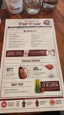 Menu photo 1 Urban Meyer's Pint House Dublin, OH