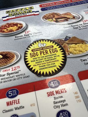 Menu photo 5 Waffle House Titusville, FL