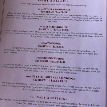 Eberle Winery - Flight list - Wineries Near Me - Paso Robles, California Eberle Winery - Flight list - Wineries Near Me - Paso Robles, California