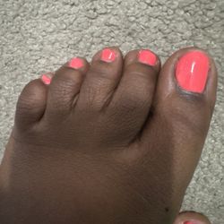 Encore Nails Spa - Pedicure with Guava 811 polish