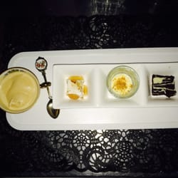 Antichic Gruppo Cappucino - Ijskoffie, nougat, witte chocolade mousse met licor 43, chocolate bar