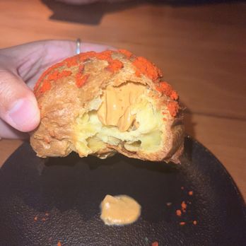 Ramen San - Mini Thai Tea Puff - Whiskey Bars Near Me - Chicago, Illinois Ramen San - Mini Thai Tea Puff - Whiskey Bars Near Me - Chicago, Illinois