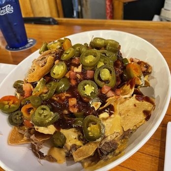 Vinson's Pub And Eatery - Trash can nachos with extra jalapeños please! Two hungry people can share this and be full. It's so good! - American Near Me - Clayton, North Carolina