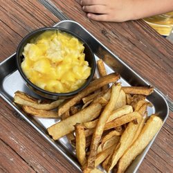 Iron Horse Bar & Grill - Kids meal Mac and cheese. I tasted it for poisin. It was soooo good. Kids ate it all up with the fries!