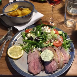 Restaurant Pottegården - Lammeculotte med salat og kartofler