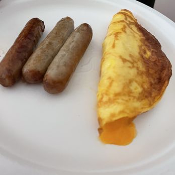 Holiday Inn Express - Cheese omelette and turkey sausage - Hotels Near Me - Cape Canaveral, Florida