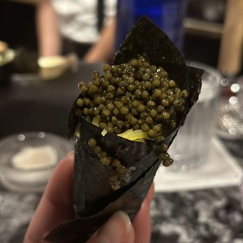 Himitsu - Caviar hand roll - Sushi Bars Near Me - Queens, New York