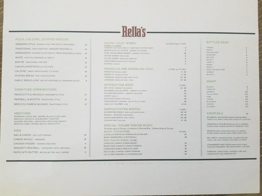Menu photo 2 Rella's an Italian Tavern Brielle, NJ