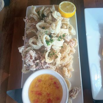 Scottie's On The River - Calamari with dipping sauce - Seafood Near Me - Chattanooga, Tennessee Scottie's On The River - Calamari with dipping sauce - Seafood Near Me - Chattanooga, Tennessee