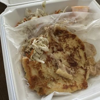 Mad Tacos Birria - Bean and cheese pupusa - Mexican Near Me - Houston, Texas Mad Tacos Birria - Bean and cheese pupusa - Mexican Near Me - Houston, Texas