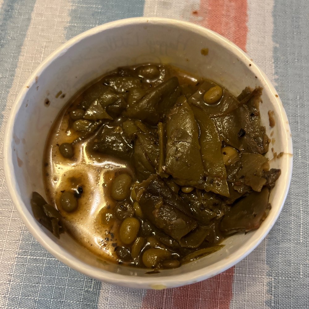 Smh nasty green beans.