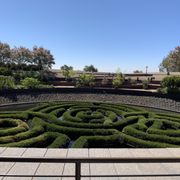 Photo of Getty Center - Los Angeles, CA, United States. Gardens with seasonal dahlias.