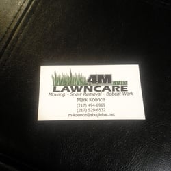 4M Lawncare - Business card