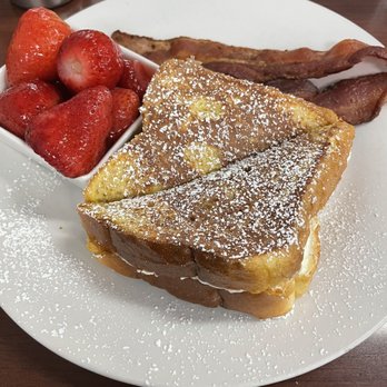 Hometown Cafe - Cream cheese "stuffed" French toast - Cafes Near Me - Corning, California Hometown Cafe - Cream cheese "stuffed" French toast - Cafes Near Me - Corning, California
