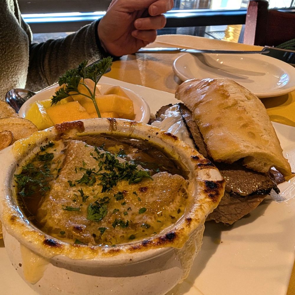 Cafe de France - Beef dip and french onion soup - Breakfast & Brunch Near Me - Denver, Colorado