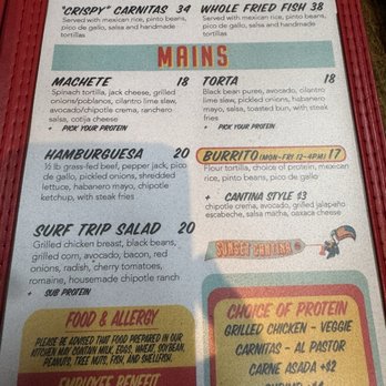 Sunset Cantina - Menu - Cocktail Bars Near Me - San Francisco, California