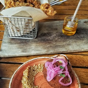 River Roast - Chicken and scotch egg - American Near Me - Chicago, Illinois River Roast - Chicken and scotch egg - American Near Me - Chicago, Illinois