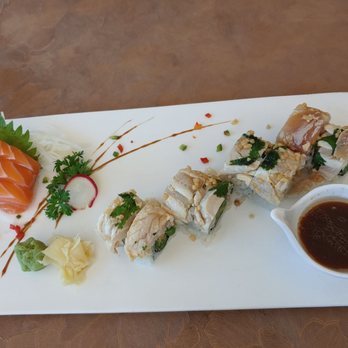 Samurai Japan - Boshito roll and salmon sashimi - Japanese Near Me - Vestavia Hills, Alabama Samurai Japan - Boshito roll and salmon sashimi - Japanese Near Me - Vestavia Hills, Alabama