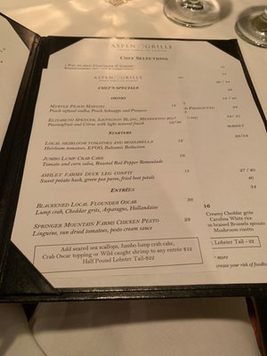 Menu photo 4 Aspen Grille Myrtle Beach, SC Menu photo 4 Aspen Grille Myrtle Beach, SC