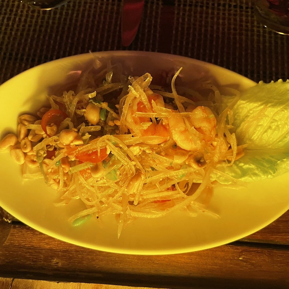 Thai Restaurant - Som tum goong sod -- papaya salad with shrimp - Thai Near Me - Cancún, ROO Thai Restaurant - Som tum goong sod -- papaya salad with shrimp - Thai Near Me - Cancún, ROO