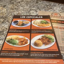 El Burrito Mexican Restaurant II - Menu