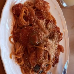 Shrimp spaghetti