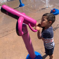 Deerfield Hills Community Center - My beautiful grandson playing at Deerfield community center splash park