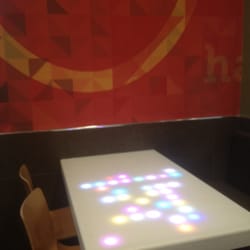 McDonald's - Table in play area lights up when you touch it! Easter Sunday at Mickey D's! 4/5/15.