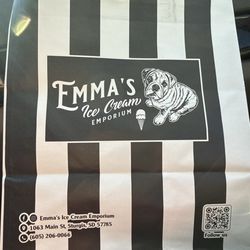 Emma's Ice Cream Emporium - Adorable tote to carry our pastry treasure back with us