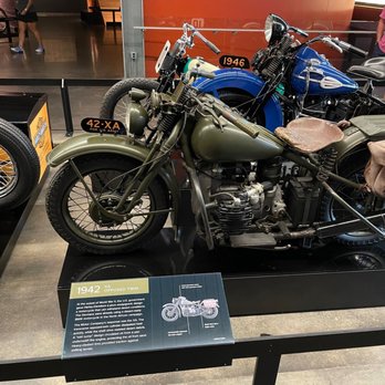 Harley-Davidson Museum - 1942, WW2 model - Museums Near Me - Milwaukee, Wisconsin Harley-Davidson Museum - 1942, WW2 model - Museums Near Me - Milwaukee, Wisconsin