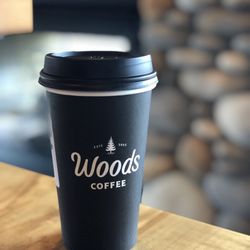 Woods Coffee - Tea + coconut milk