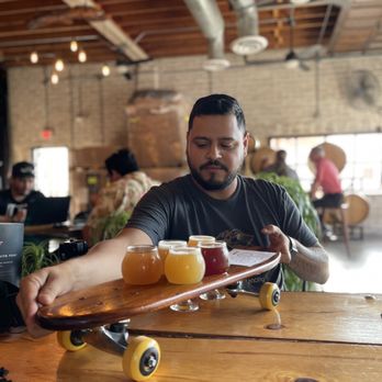 Crooked Tooth Brewing - Beer flight - Breweries Near Me - Tucson, Arizona Crooked Tooth Brewing - Beer flight - Breweries Near Me - Tucson, Arizona