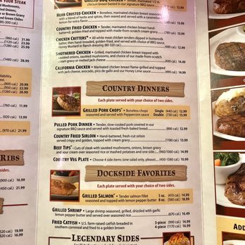 Texas Roadhouse - Menu - American Near Me - Henderson, Nevada