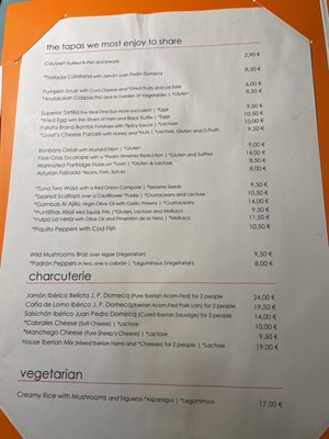Menu photo 6 Mesón Andaluz Lisbon, 11