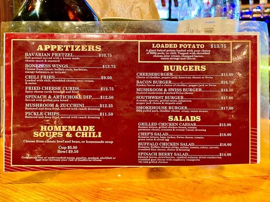 Menu photo 5 Canyonlands Williams, AZ