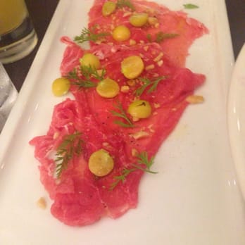 La Cuchara - The Bluefin Tuna is amazing!!! The little green tomato looking things are actually the best cherries you'll ever eat!! - Basque Near Me - Baltimore, Maryland