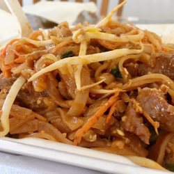 Shandra Thai Cuisine - Combination Pad Thai (to go), so good!