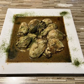 Nishino Sushi - oysters in a savory sauce - Sushi Bars Near Me - Kamloops, British Columbia Nishino Sushi - oysters in a savory sauce - Sushi Bars Near Me - Kamloops, British Columbia