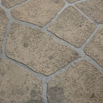 Genesis Painting - Overspray on stamped concrete. - Painters Near Me