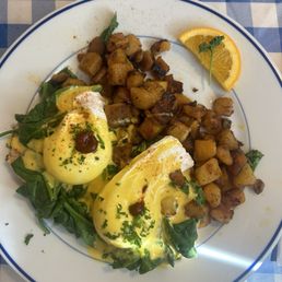 Eggs florentine