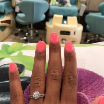 Marina Nails Spa - Gel manicure. DND candy pink. I was skeptical about trying this gel brand because I usually use OPI gel but the DND was a great pick. - Nail Salons Near Me - Venice, California