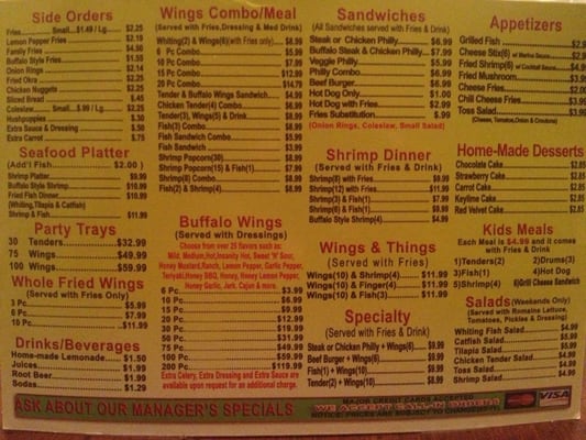 Menu photo 1 Southside Wings College Park, GA Menu photo 1 Southside Wings College Park, GA