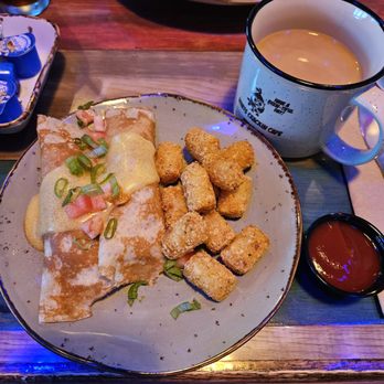 What's Crackin Cafe - Savory crepes with tater tots - Breakfast & Brunch Near Me - Mesa, Arizona