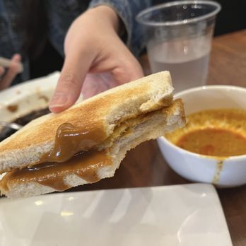 Ipoh Kopitiam - The kaya butter toast, their kaya is kind of too watery - Malaysian Near Me - Alhambra, California