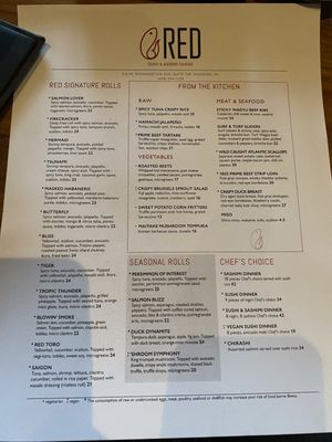 Menu photo 5 RED Madison, WI