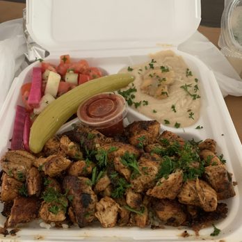 Mid East Market - Chicken Shawarma Plate - International Grocery Near Me - San Bruno, California
